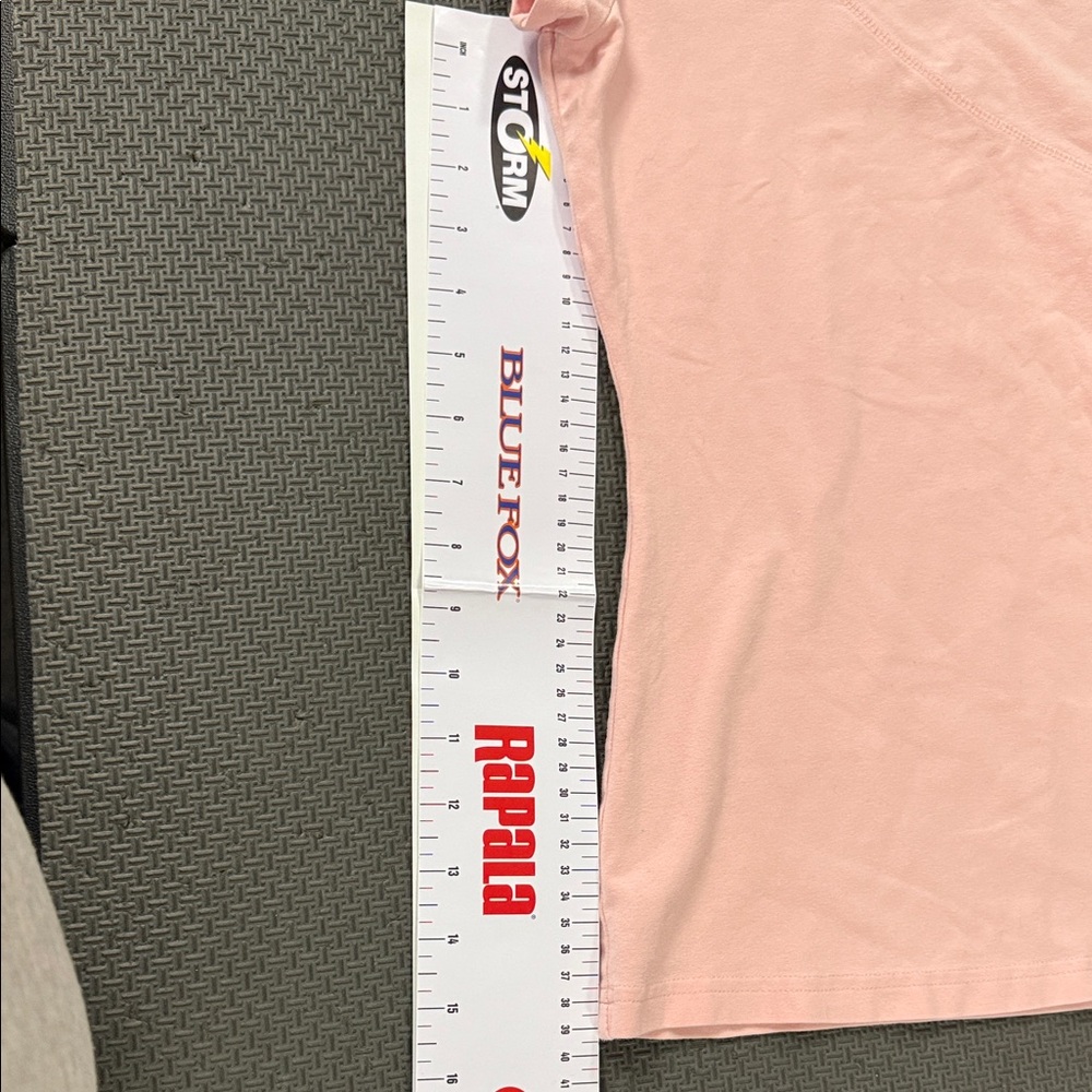 Fila Women's Light Pink V-Neck Tee - Picture 4 of 6